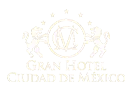 logo gran hotel ciudad de mexico blanco